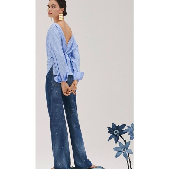 Anthropologie Harshman Button Back Blouse - Picture 5 of 13